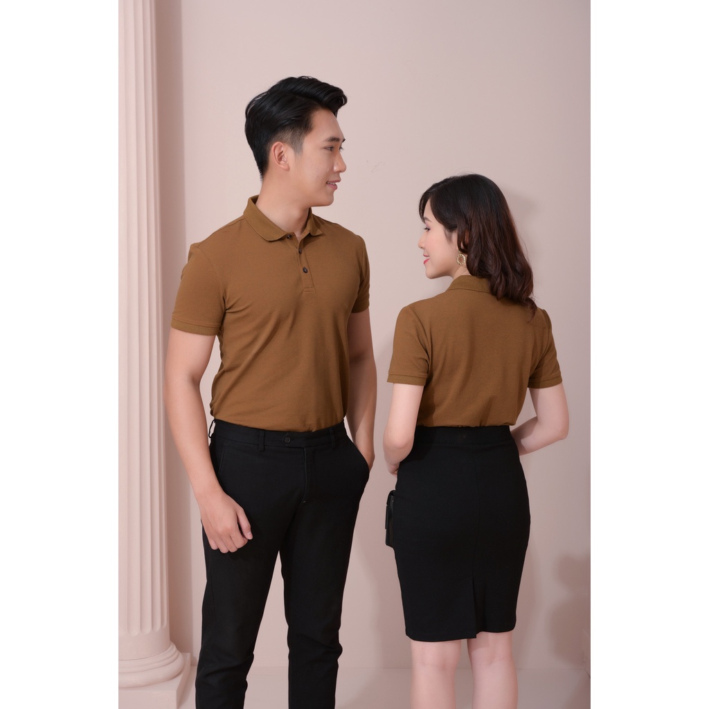 Áo polo nữ tay ngắn, vải cotton cá sấu,co giãn, thoáng mát, áo phông cổ bẻ phong cách công sở SĂN HÀNG
