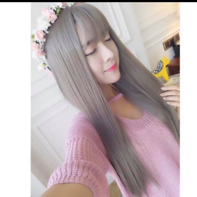 Tóc giả nữ cả đầu FREESHIP🥰 Tóc giả nguyên đầu thẳng siu hót z7007
