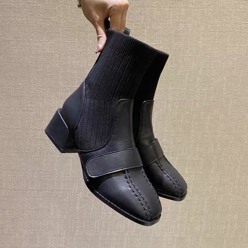 Boots cổ ngắn len giữ form hot 2021(order) | BigBuy360 - bigbuy360.vn
