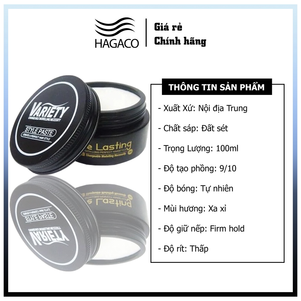 Sáp Vuốt Tóc, Tạo Kiểu dành cho nam VAREITY chính hãng MN06
