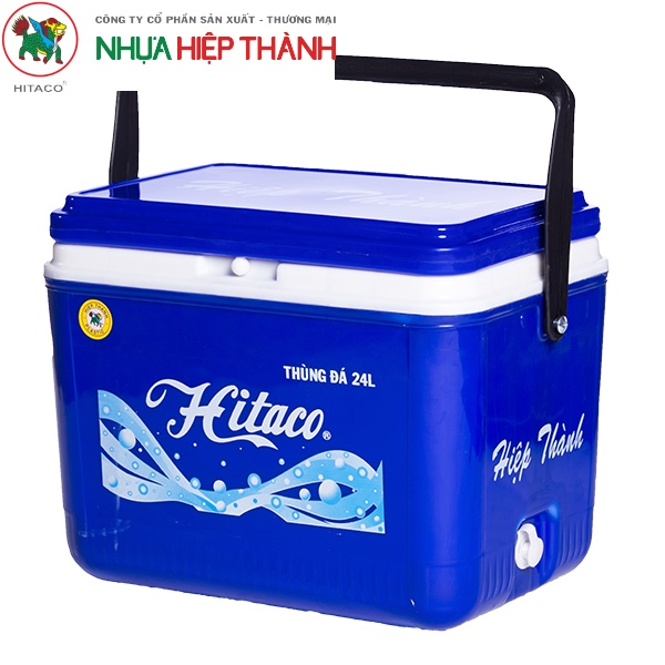 THÙNG ĐÁ HITACO VUÔNG 24 LÍT HIỆP THÀNH CAO CẤP-Kích thước: 41.3 x 28.3 x H 36.0 CM-GIAO NHANH 2H