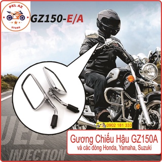 Kính hậu gương chiếu hậu suzuki gz150a vuông và các dòng honda, yamaha, suzuki hàng chính hãng hj & mt