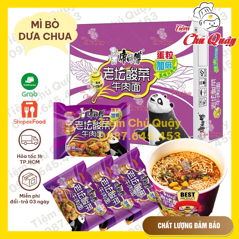 MÌ ĂN LIỀN KHANG SƯ PHỤ - Đồ ăn vặt nội địa [Tiệm Chú Quậy]