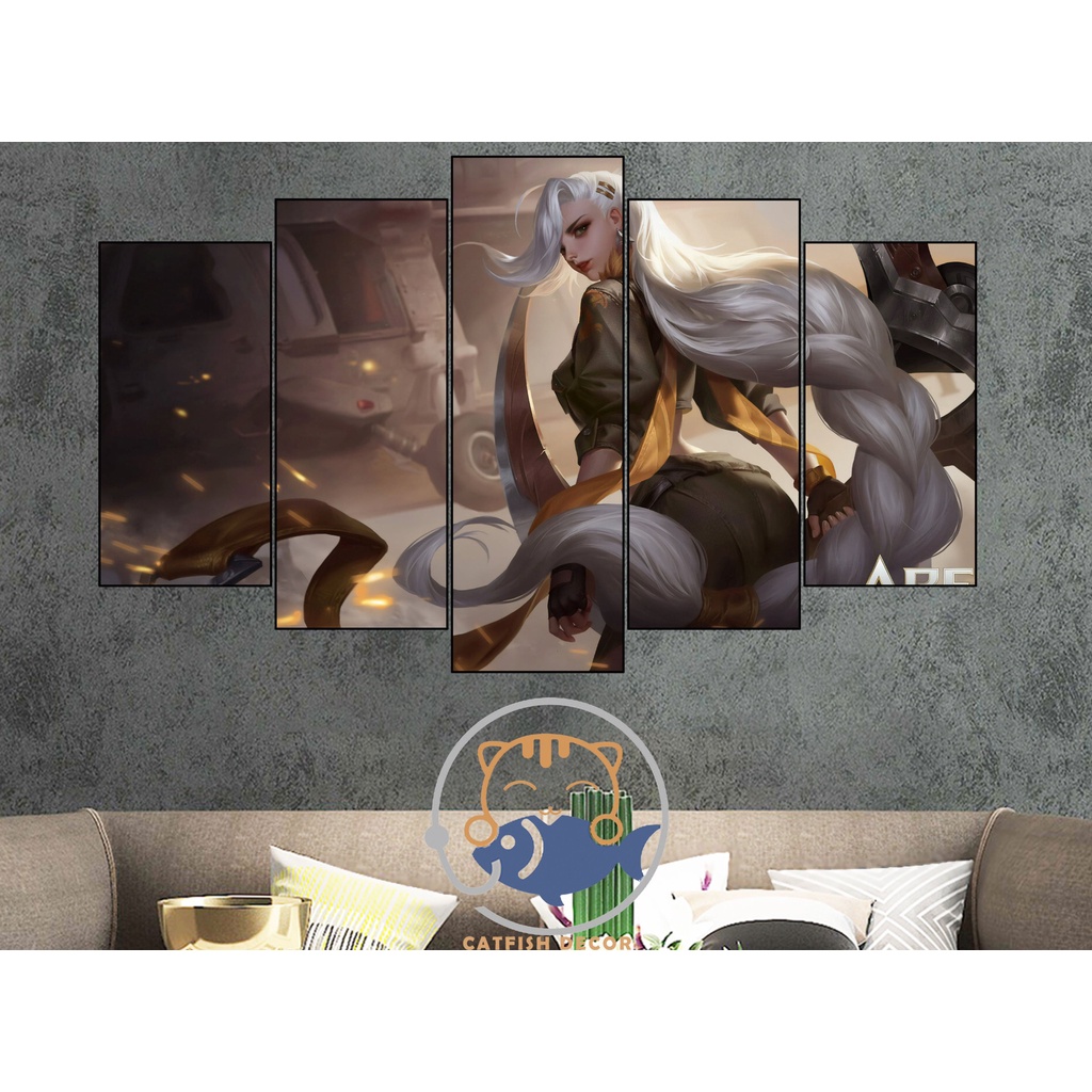 Tranh dán tường Decor trang trí phòng ngủ LIÊN QUÂN mobile - AOV - Arena Of Valor - bộ 3