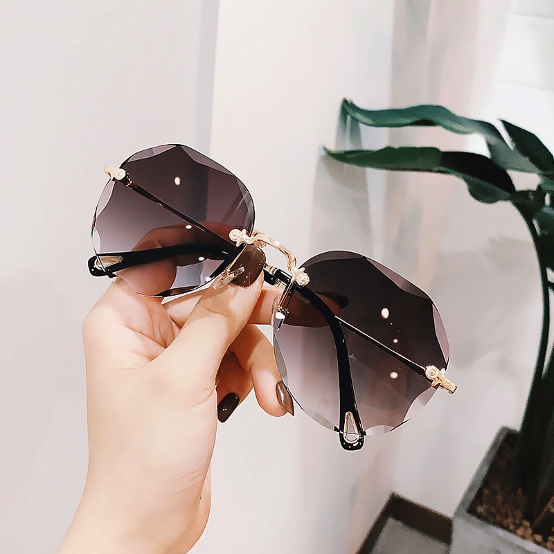 Kính Mát Không Gọng Chống Tia Uv Cho Nữ