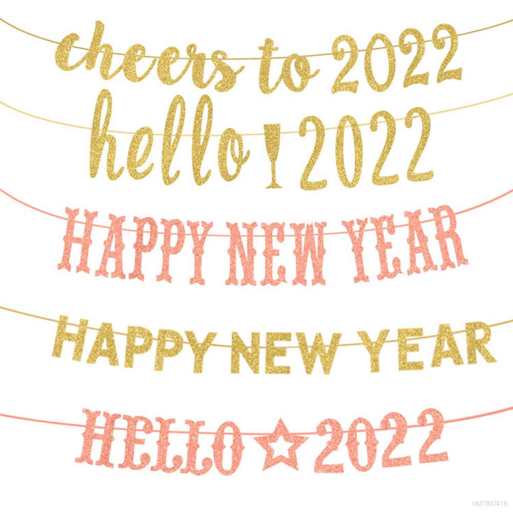 Bộ Dây Banner Trang Trí Năm Mới 2022 2022