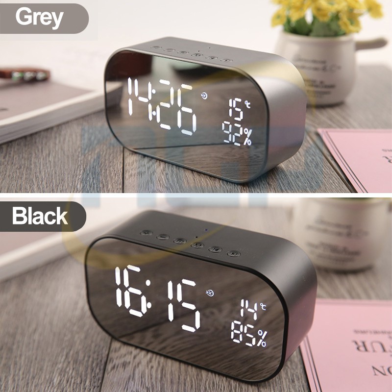 -  Loa Bluetooth Yayusi S2 LED tích hợp đồng hồ báo thức, đo nhiệt độ
