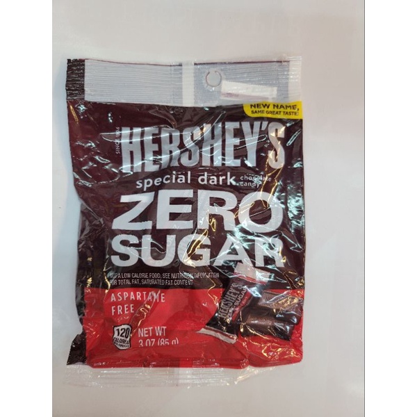 Kẹo chocolates Hershey's Zero sugar (85g) - Hàng Mỹ
