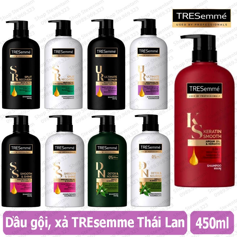 Dầu gội, xả TRESemme 450ml - Thái Lan