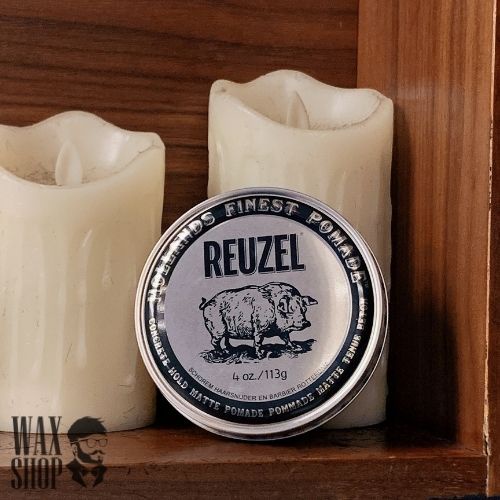 Sáp Vuốt Tóc Nam Reuzel Bạc - Concrete Hold Matte Pomade ⚡Chính Hãng⚡Độ Giữ Nếp 10/10, Độ Bóng 0/10, Dễ Gọi Rửa Waxshop