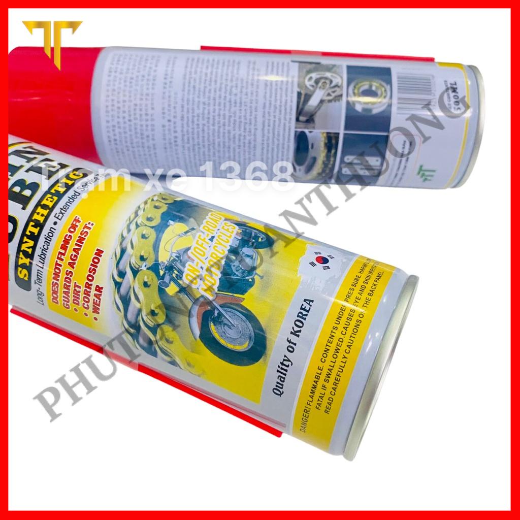 Chai xịt Mỡ bò bôi trơn sên xích không văng 500ml