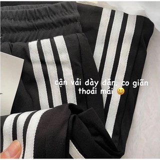 Quần ba sọc học sinh suông