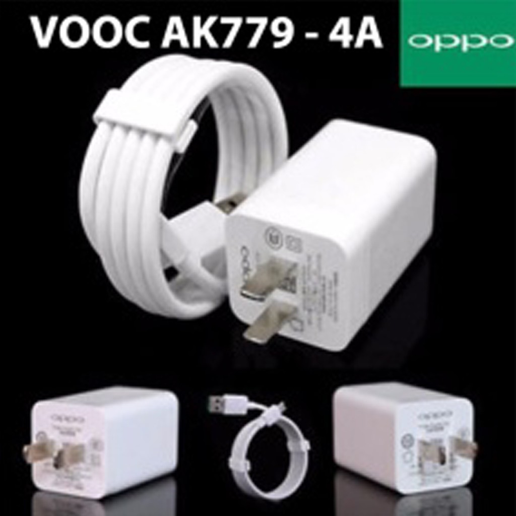 Bộ Sạc Nhanh VOOC OPPO 4.0 AK779 Find 7/ Find 7a, R7s/ R7 Plus, R9/ R9 Plus, R5, N3, F1 Plus2017