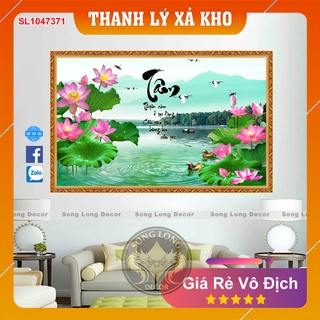 Tranh Dán Tường Chữ Tâm- SL1047371-Tranh 3d Thư Pháp - Song Long Decor