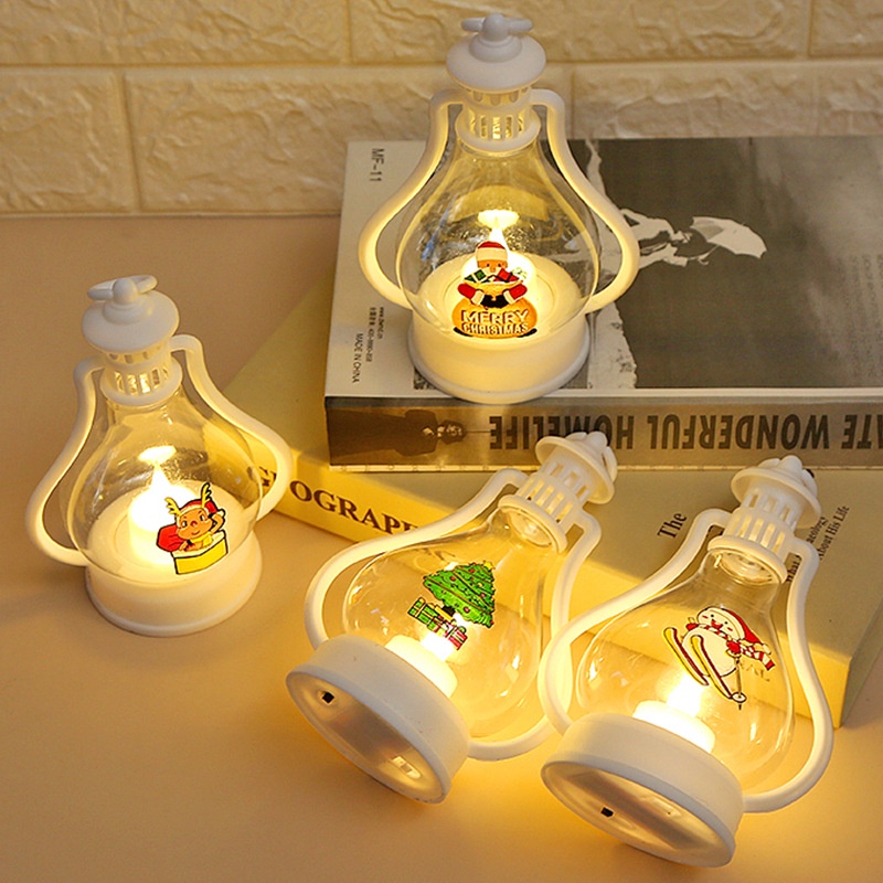 Giáng sinh trang trí đèn lồng đèn LED di động đèn đêm trung tâm mua sắm trang trí mặc định cảnh quà tặng