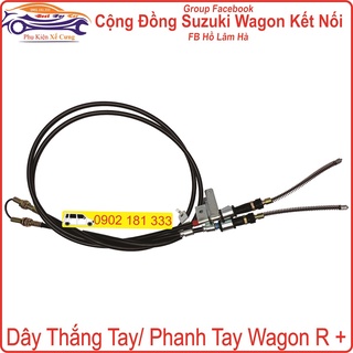 Dây thắng tay / phanh tay sau suzuki wagon r+ 2001-2007