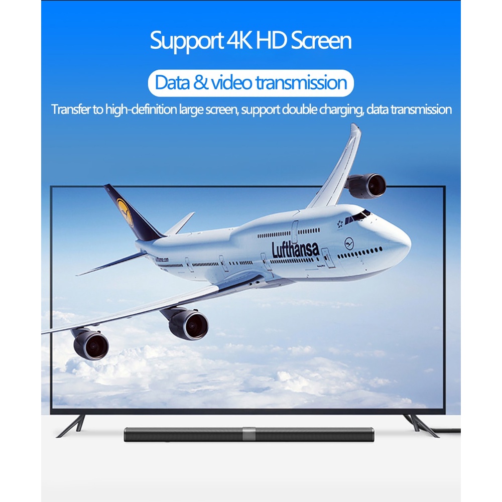 Hub Chuyển Đổi Usb 3.1 Type-C Hub Sang Hdmi 4k 3 Cổng Usb 3.0 Tf Cho laptop táo Pro 2020 M1