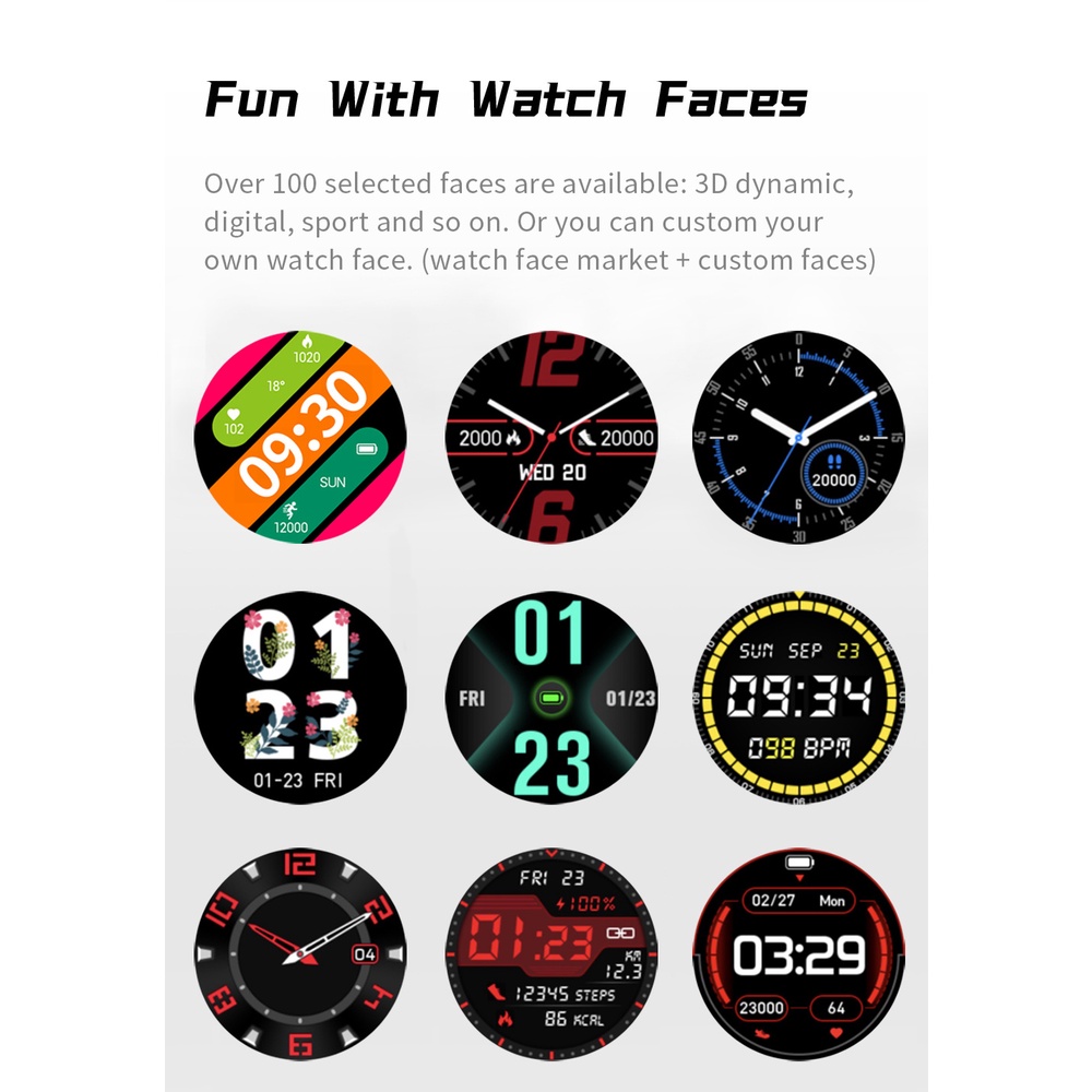 Đồng Hồ Thông Minh Xiaomi Mijia 2022 Màn Hình Cảm Ứng IP68 MX1 Chống Thấm Nước