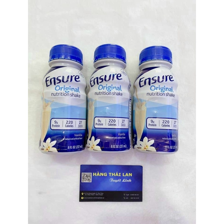 SỮA NƯỚC ENSURE VANILLA 237mL