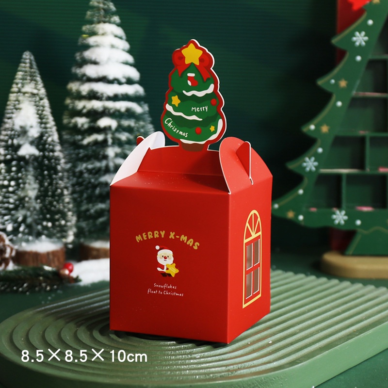Hộp đựng bánh noel nhỏ xinh