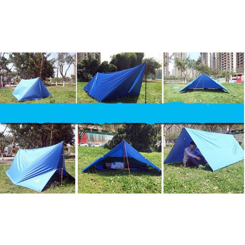 Tăng siêu nhẹ 3m X 3m che lều che võng trải ngồi picnic hay làm lều chữ A , chống nước