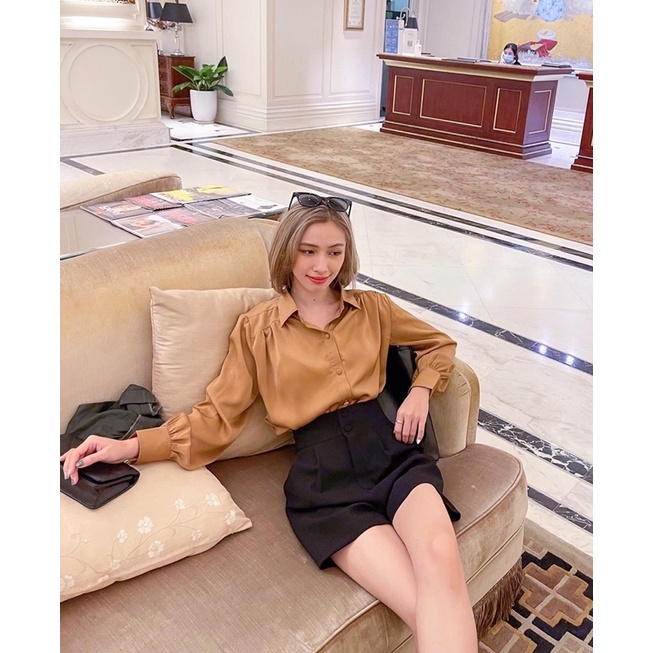 ZIEL Sơ mi nữ vải lụa cao cấp | Kylie Shirt