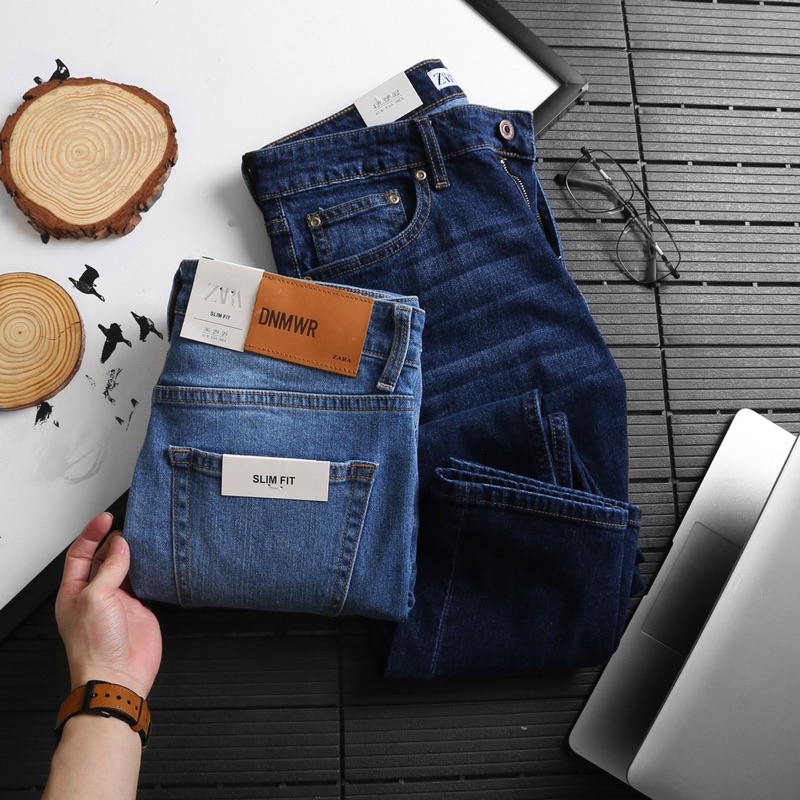 Quần jean nam cao cấp thời trang 2021-jean co giãn-form slimfit