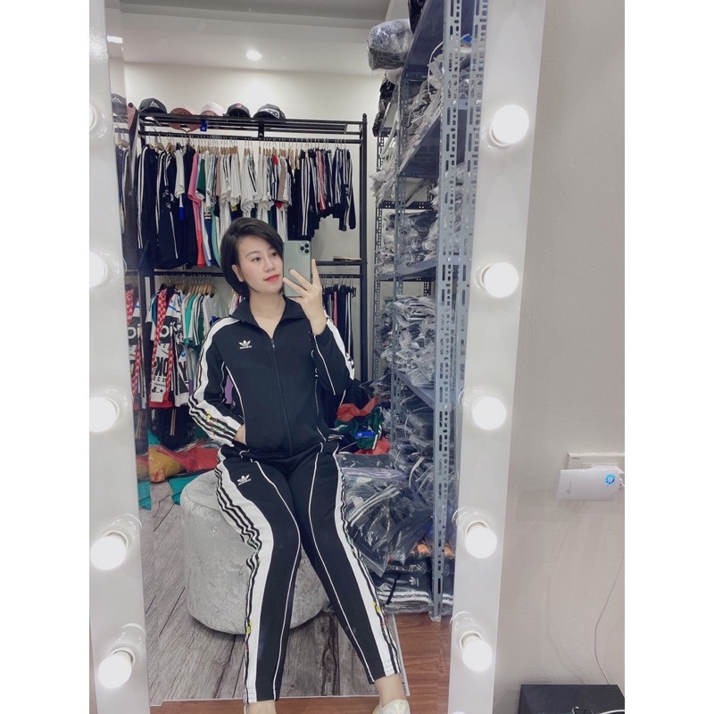 BỘ ADIDAS THÊU HOA CHO MẸ TỪ 46-65kg