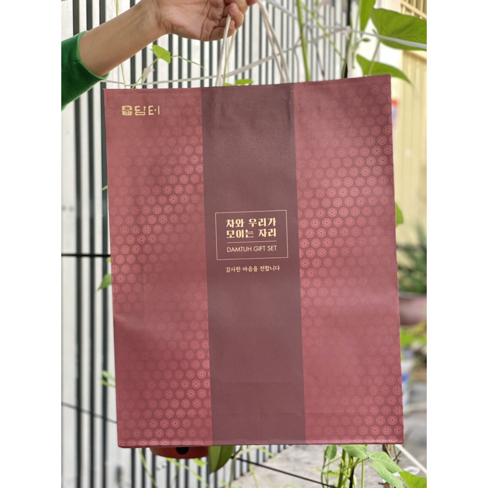 Set Quà Tặng Trà Dinh Dưỡng Cổ Truyền Damtuh Hàn Quốc 🎁 Kèm Bột Ngũ Cốc Damtuh Hàn Quốc
