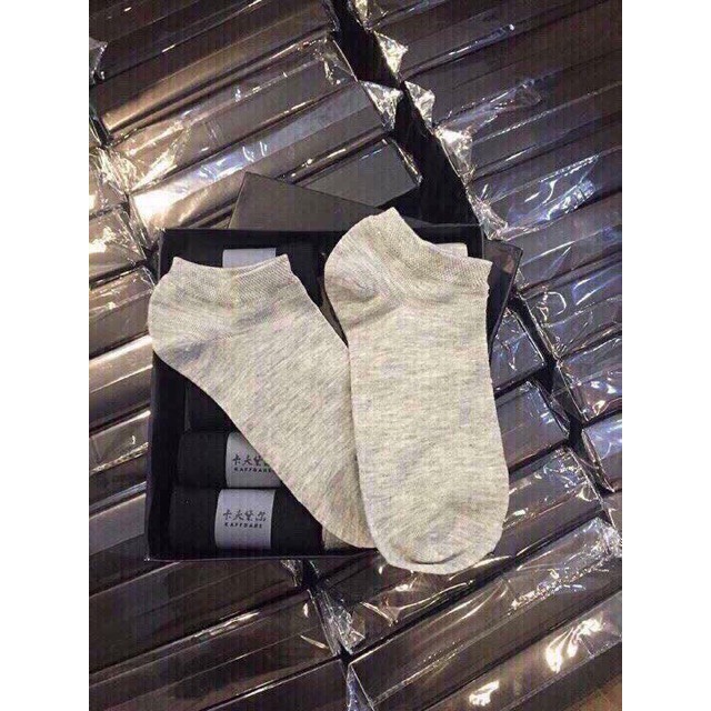 Hộp 10 đôi tất vớ nam nữ LYMIA khử mùi hôi chân Unisex đủ màu