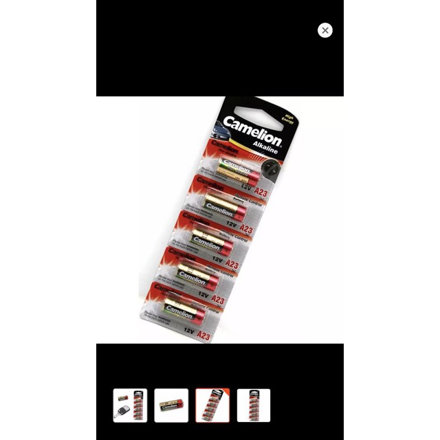 Ảnh thật 100% từ Kimdongho - Vỉ pin A23 Camelion 12V thay điều khiển cửa cuốn chính hãng Đức ( vỉ 5 viên )