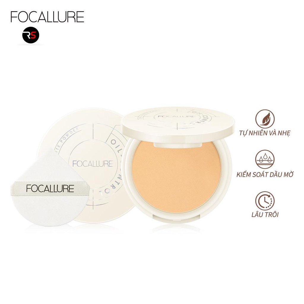 Phấn phủ FOCALLURE trang điểm tự nhiên kiềm dầu chống nước lâu