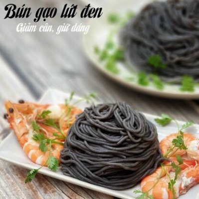 500g Bún gạo lứt đen giảm cân giữ dáng  Eatclean Hoàng Minh đảm bảo ATVSTP