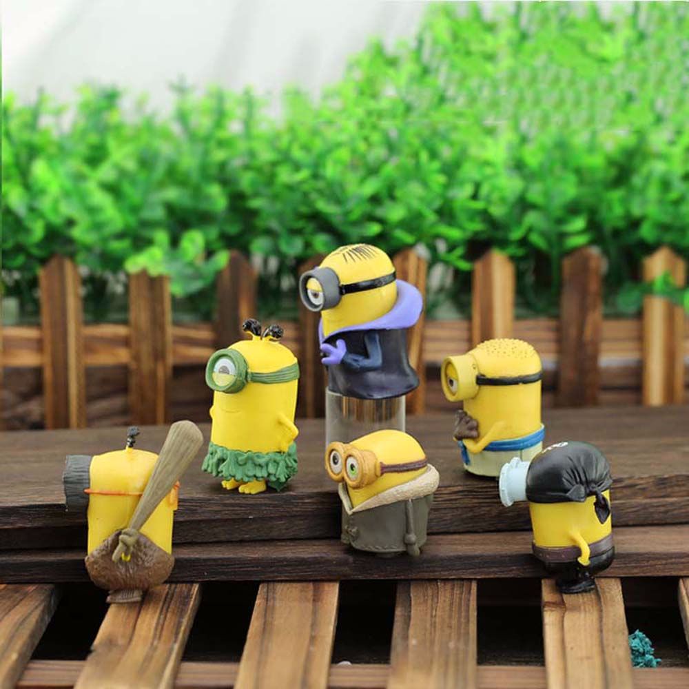 Set 6/10/12 mô hình nhân vật Minions bằng PVC độc đáo