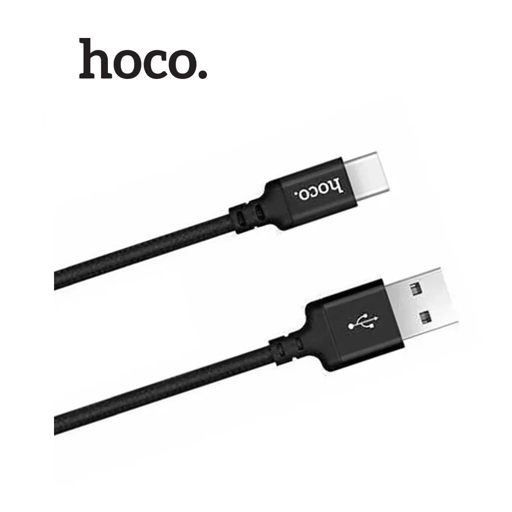 Cáp sạc dây dù 2A Hoco X.14 chân cắm Type-C truyền dữ liệu và đồng hóa ổn định cho Android dây dài 1M
