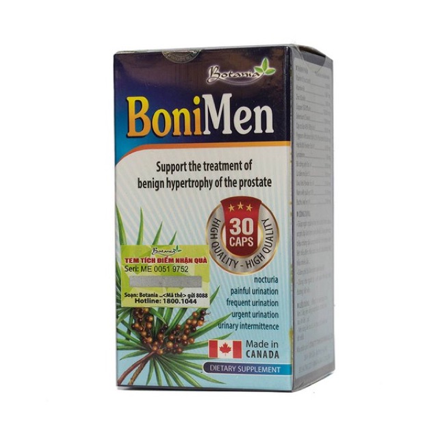 BoniMen - Tem tích điểm 6 tặng 1 , hết tiểu đêm, không lo tiền liệt tuyến