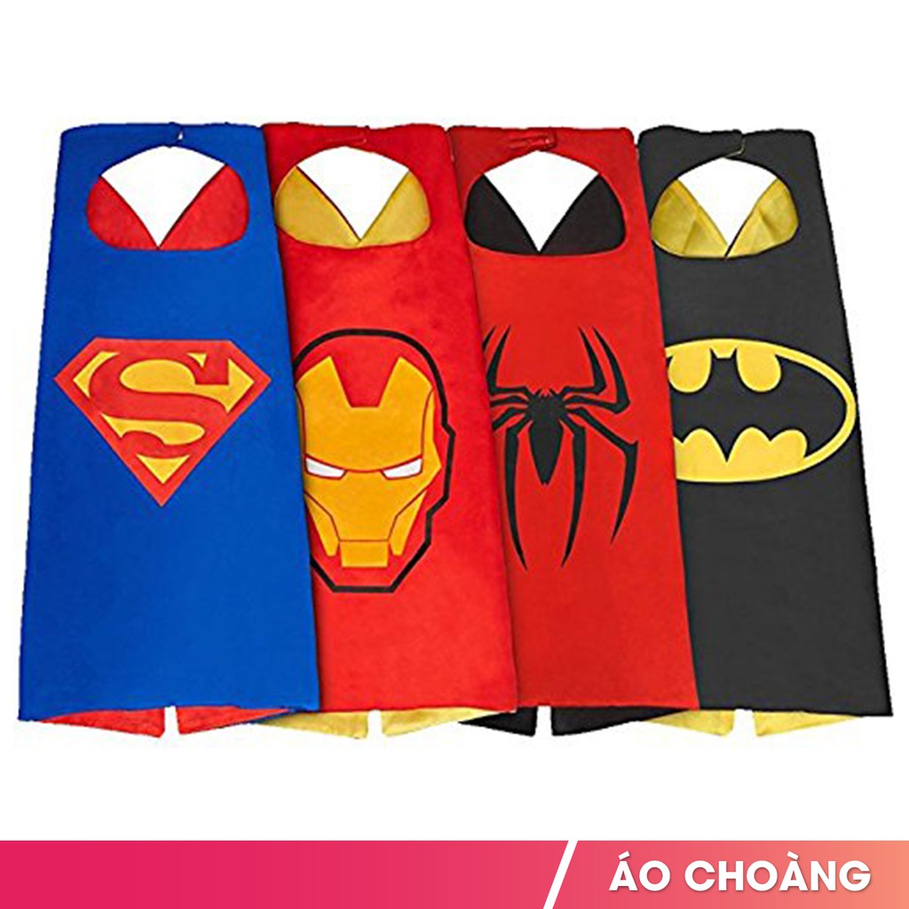 Áo choàng hóa trang cho trẻ em thành nhân vật Avengers do choi hoa trang Transformer Halloween, trung thu, cosplay