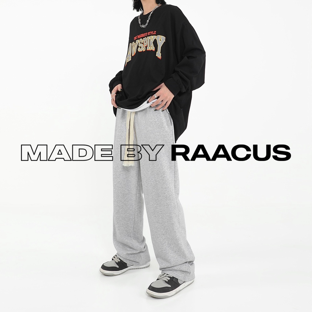 Quần ống rộng nam nữ nhung tăm RAACUS unisex,  quần nhung tăm nam nữ ống rộng dáng suông phong cách ulzzang