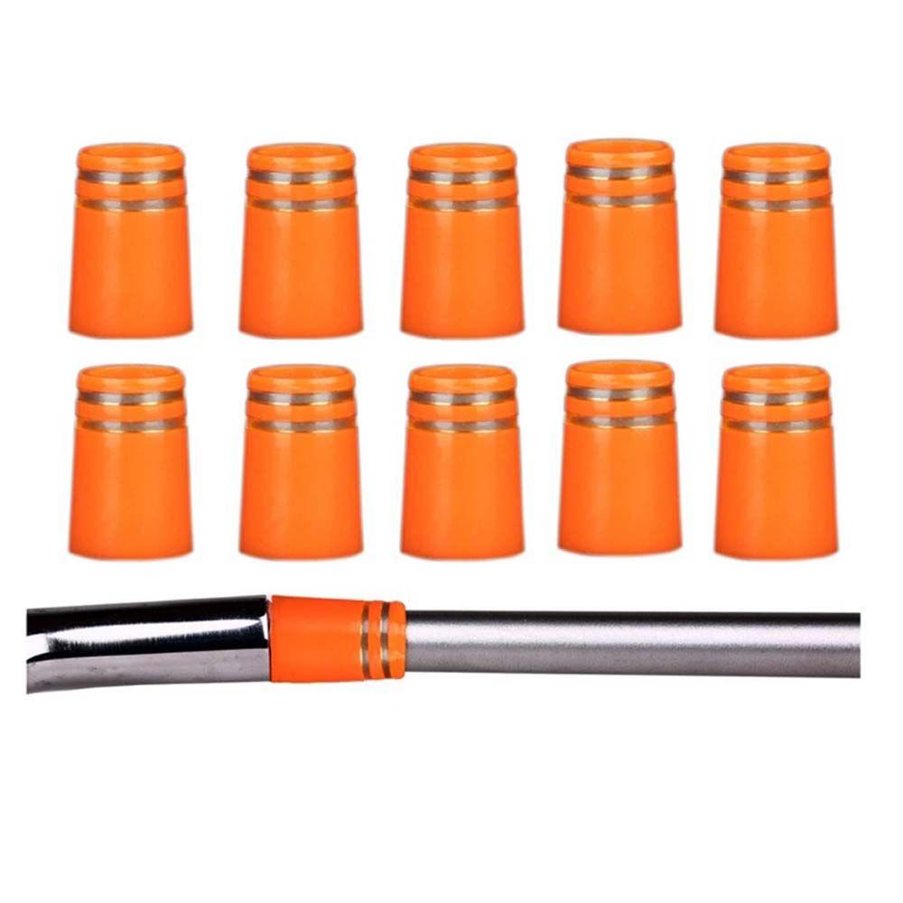 DARNELL 10Pcs Golf Ferrules Fit 0.335 Golf iron Rubber Sleeve Golf Ferrules Replacement Golf Shaft Sleeve Durable Double|Ring Golf Training Rubber Club Accessories Golf Tapered Ferrule/Multicolor