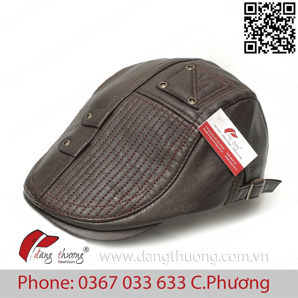 Mũ nón beret Pu cho nam  cực ngầu