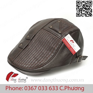 Mũ nón beret Pu cho nam cực ngầu