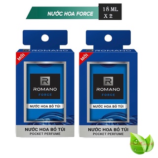Romano: Combo 2 chai nước hoa bỏ túi Romano Force 18ml*2