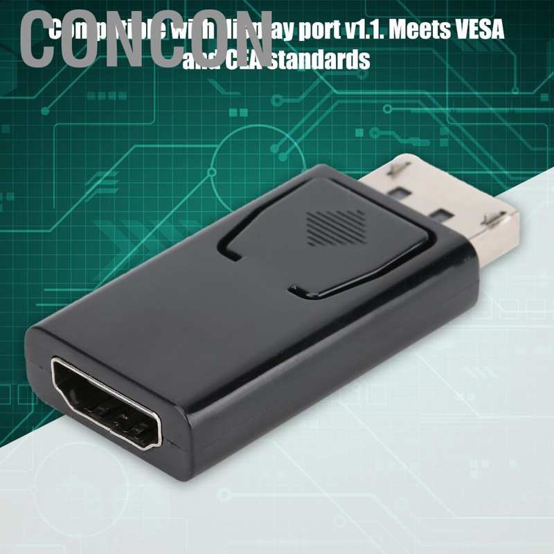 [Ready Stock] Giắc Chuyển Đổi Từ Cổng Display Port Sang Hdmi Dp Male Cho Pc Laptop Hdtv