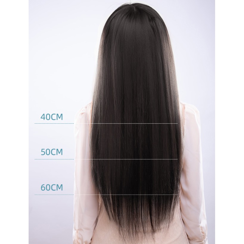 [Mã BMBAU50 giảm 7% đơn 99K] Tóc Giả Kẹp Nối 3 Tép Sợi Tơ Chịu Nhiệt WINA Thẳng Dài 40cm - 60cm