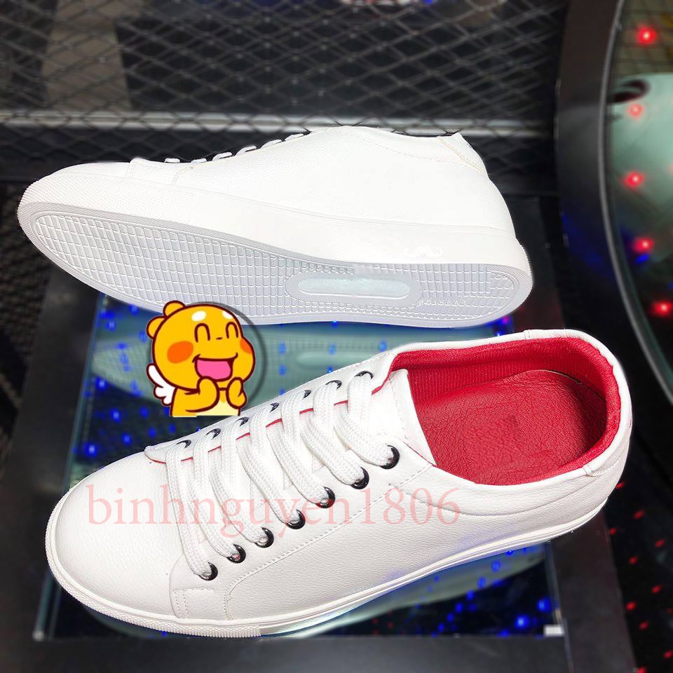 (giàynam + TẶNG TẨY) giày nam trắng thể thao chất, form đẹp | BigBuy360 - bigbuy360.vn
