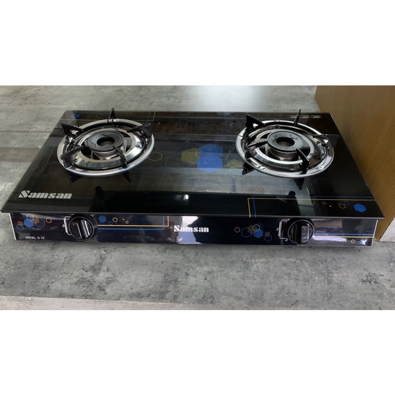 Bếp Gas Đôi Dương Kính Samsan S-12