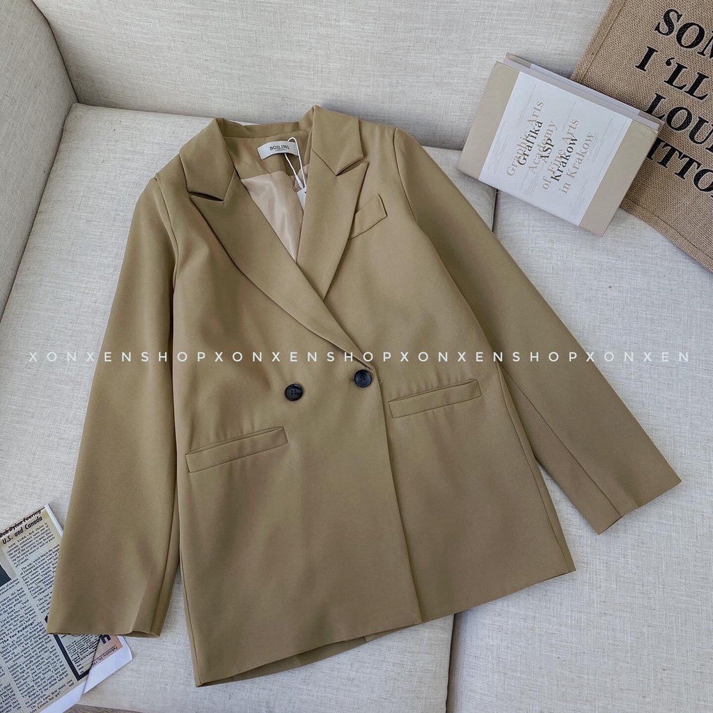 Áo khoác vest áo khoác blazer thiết kế chất vải dày dặn XONXEN SHOP freesize mã 262