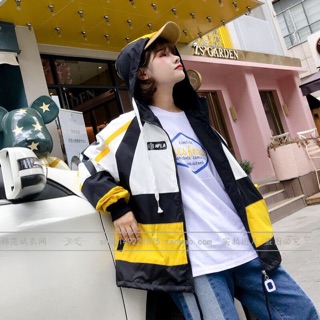 Áo khoác gió nữ form rộng