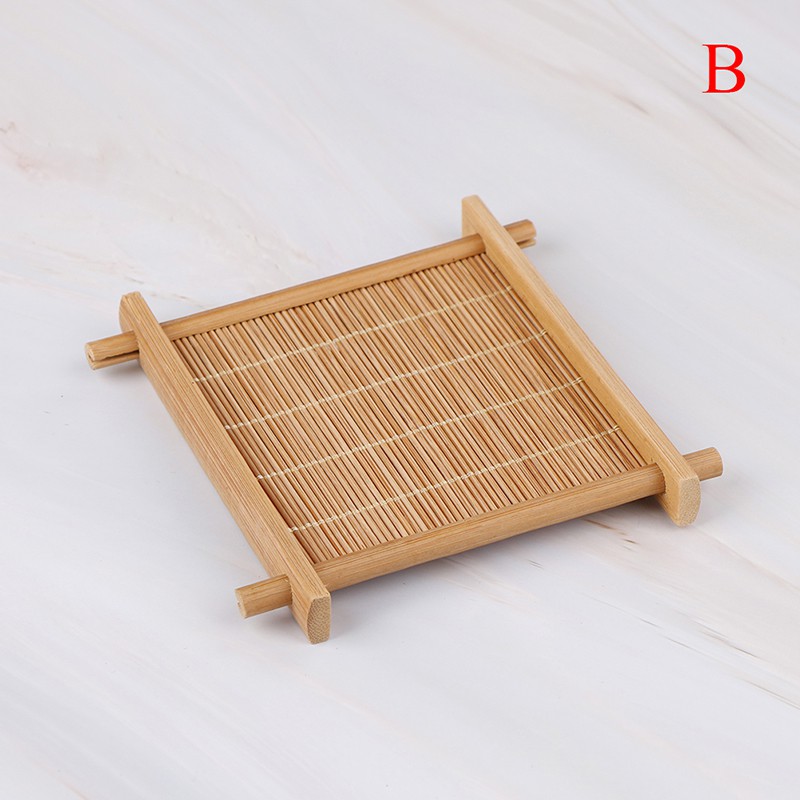 Đế Lót Ly Bằng Tre Họa Tiết Cổ Điển Độc Đáo