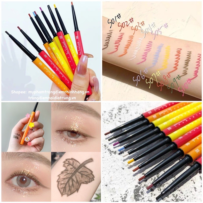 Chì Kẻ Mắt Dạng Gel Lâu Trôi, Chống Lem - Waterproof & Smudgeproof Eyeliner | BigBuy360 - bigbuy360.vn